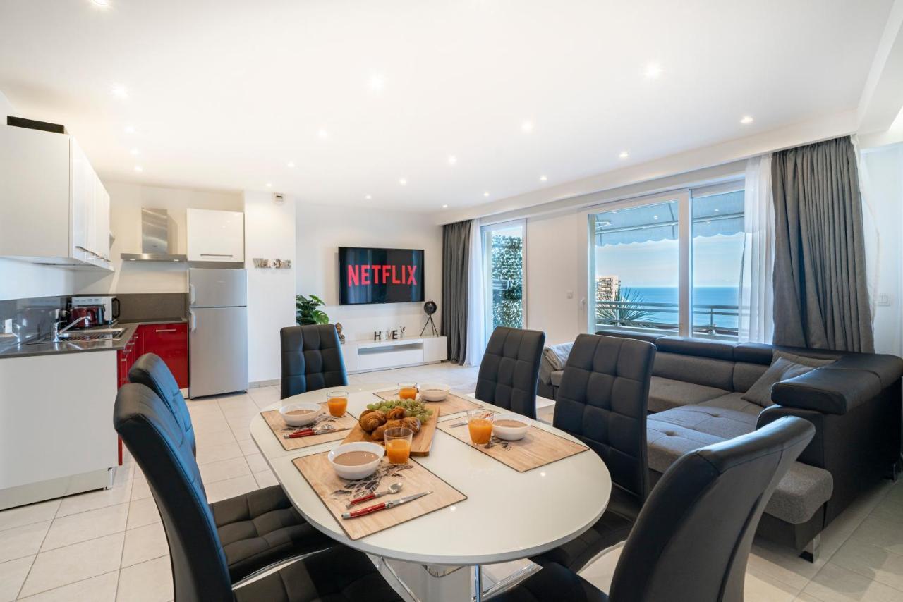 בוסוליי Frontiere Monaco, Terrasse, Vue Mer, Parking - Ab מראה חיצוני תמונה